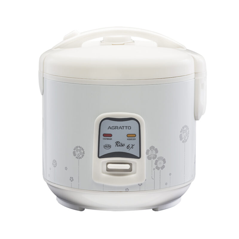 Panela de Arroz Elétrica Agratto 6 Xícaras Cor Branca (PA6X) - 127V