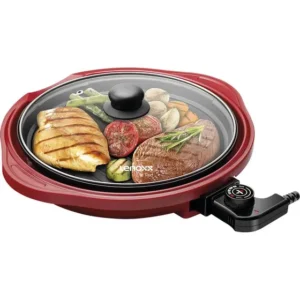 Grill Multifuncional Elétrica Lenoxx Pgr159 Vermelho 127V