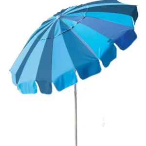Guarda Sol Sky Alumínio Articulável 2,20 Metros para Praia e Camping Listrado
