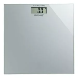 Balança Digital Corporal Multilaser até 180kg Cor Prata