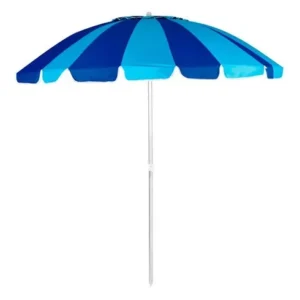 Guarda Sol Sky Alumínio Articulável 2,20 Metros para Praia e Camping Listrado