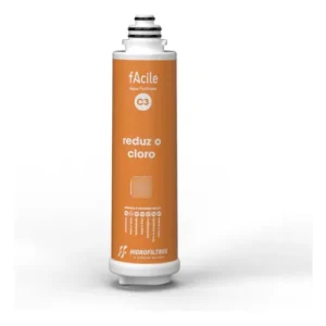 Refil Hidrofiltros Para Purificador De Água Facile C3